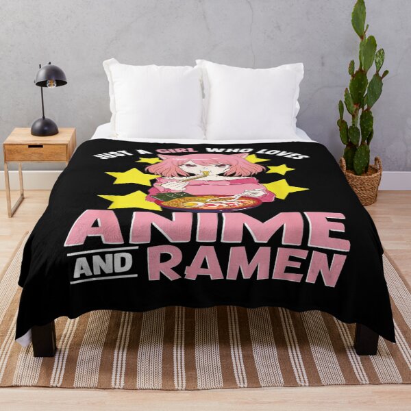 Item preview, Just A Girl Who Loves Anime and Ramen Bowl Japanese Noodles  designed and sold by LMCHAHABE.