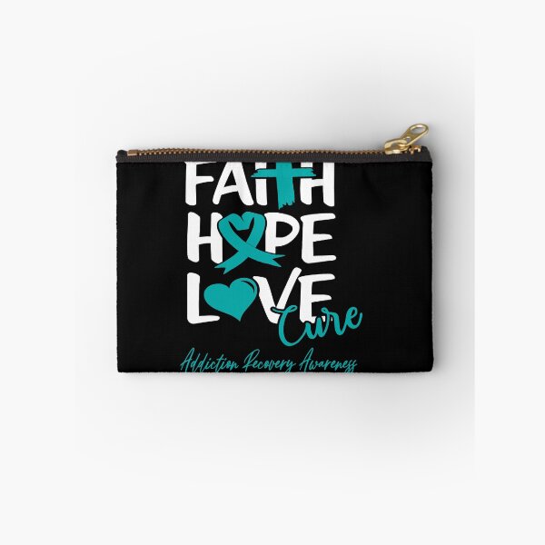 Item preview, Faith Hope Love Cure Addiction Recovery Awareness designed and sold by Grooffos.