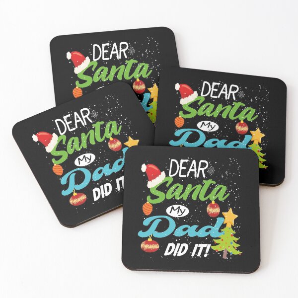 Item preview, Dear Santa My Dad Did It Funny Christmas Gift Idea  designed and sold by justbejoker.