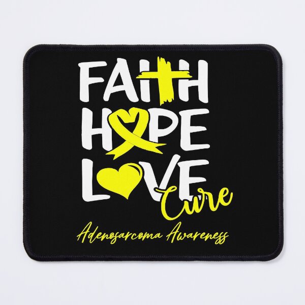 Item preview, Faith Hope Love Cure Adenosarcoma Awareness designed and sold by Grooffos.