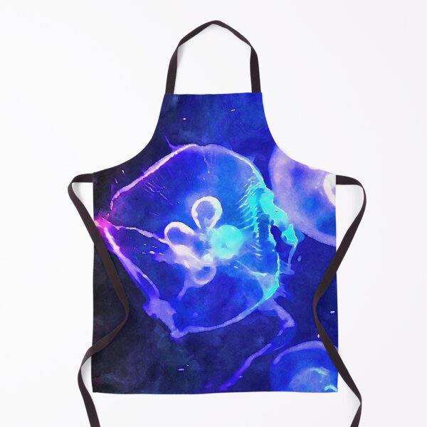 Item preview, Moon Jellies Jellyfish Watercolor Painting designed and sold by Zurickdesigns.