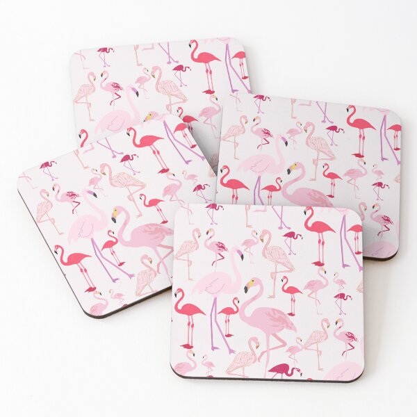 Item preview, Cute Pink Flamingo Obsessed Pattern designed and sold by By Roqia.