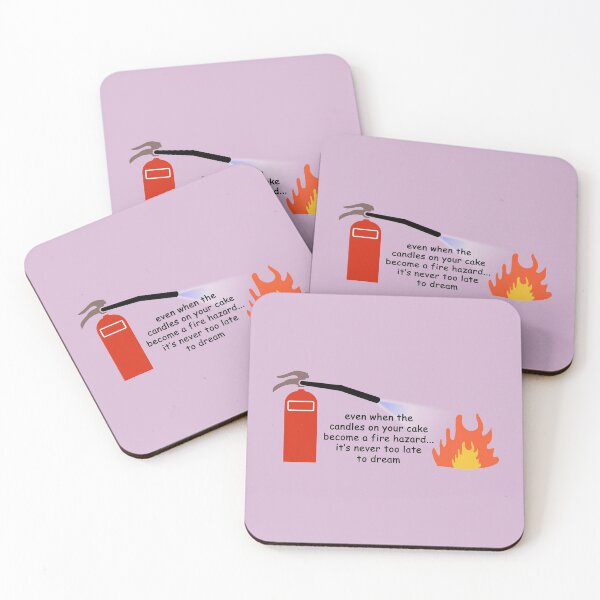 Item preview, Even when the candles on your cake become a fire hazard... it's never too late to dream designed and sold by SomeGuyLou.