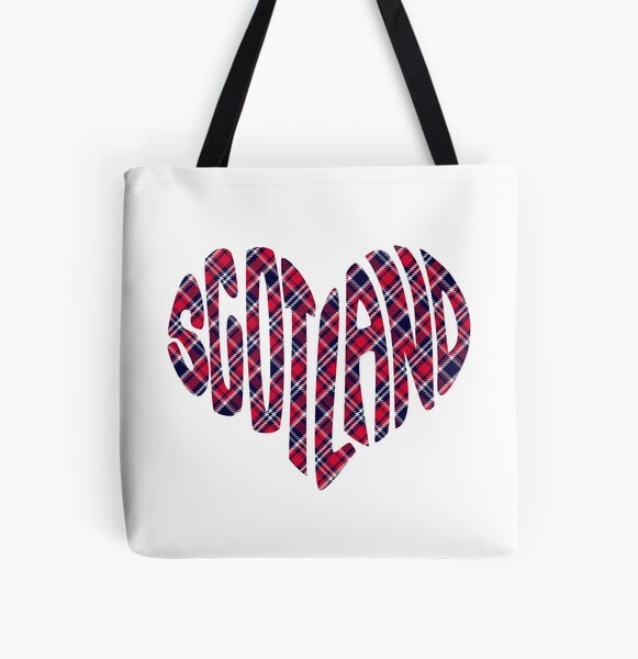 Cotton BagSize choice Tote Shopper or Sling I Love Glasgow 