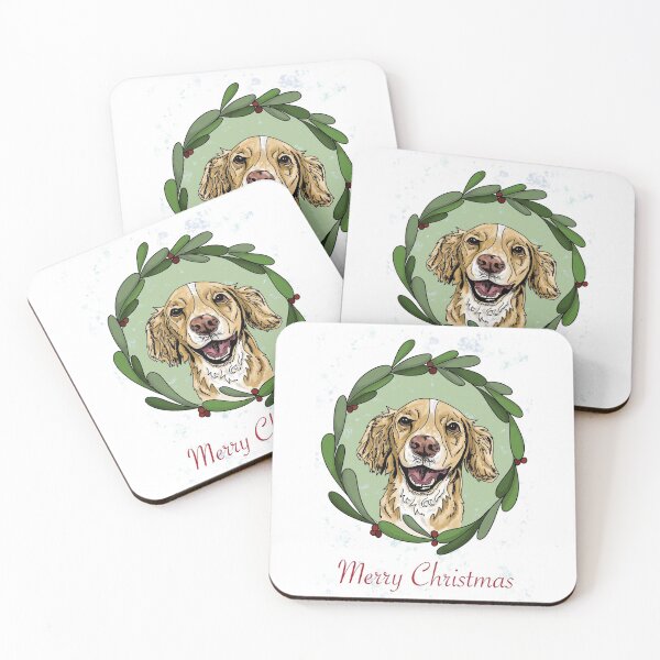 Item preview, Christmas Spaniel designed and sold by bethfrostart.