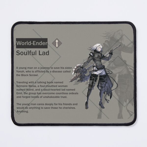Item preview, The World-Ender - Soulful Lad (Nier Reincarnation) designed and sold by VelvetZone.