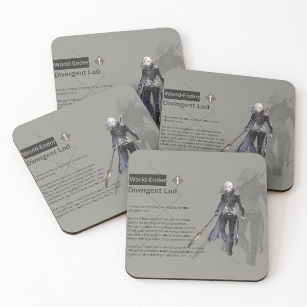 Item preview, The World-Ender - Divergent Lad (Nier Reincarnation) designed and sold by VelvetZone.