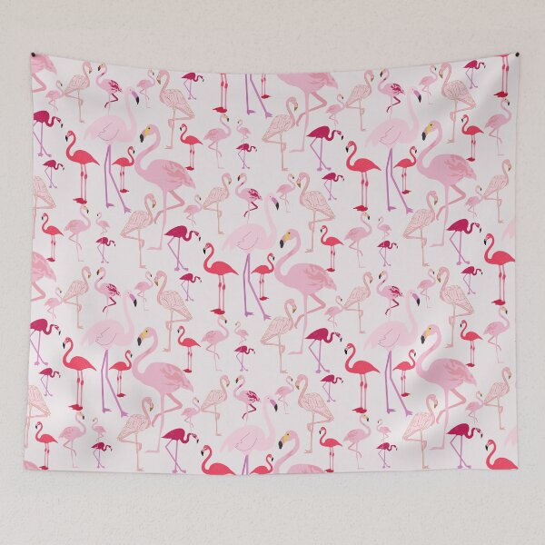 Item preview, Cute Pink Flamingo Obsessed Pattern designed and sold by By Roqia.