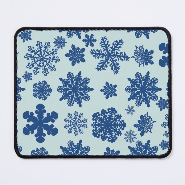 Item preview, Winter Theme Snowflake Pattern in Blue designed and sold by LiveAesthetic.