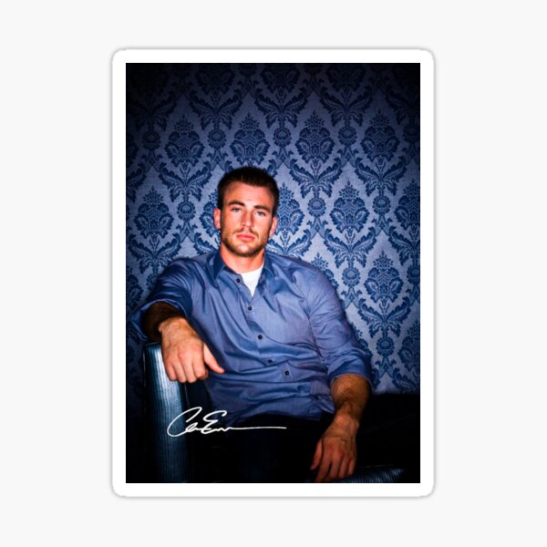 Hot Chris Evans Autograph Sticker