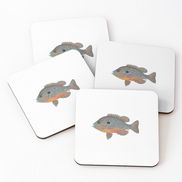 Item preview, Longear Sunfish (Lepomis megalotis) designed and sold by LeakyCanoeArt.