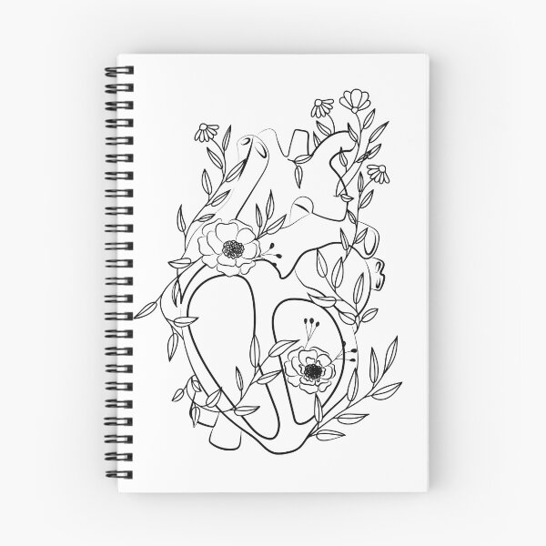 Item preview, Heart Art Flowers designed and sold by Tinteria.