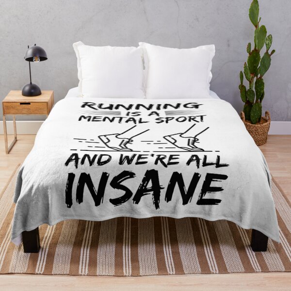 Item preview, Running Is A Mental Sport And We're All Insane designed and sold by Shop signer.