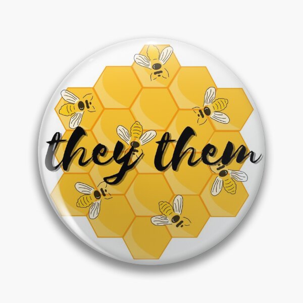 Item preview, They Them Bee Pronouns designed and sold by LyssaByssa.
