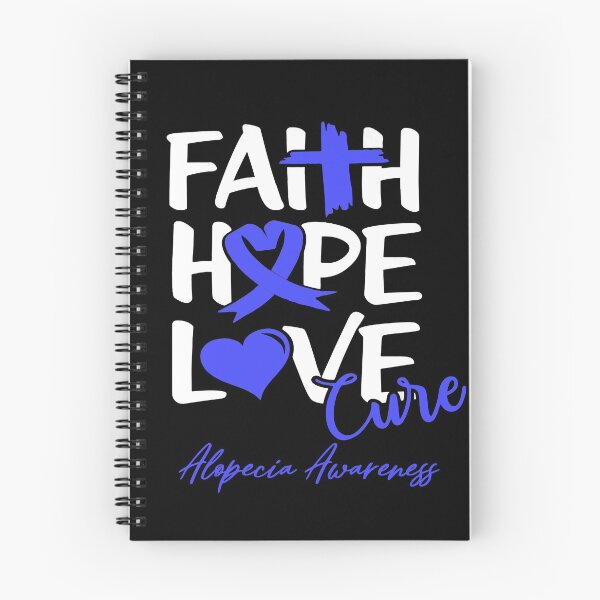 Item preview, Faith Hope Love Cure Alopecia Awareness designed and sold by Grooffos.