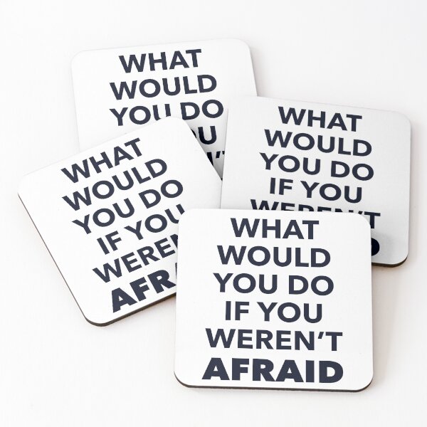 Item preview, What would you do if you weren’t afraid? designed and sold by Briaking.