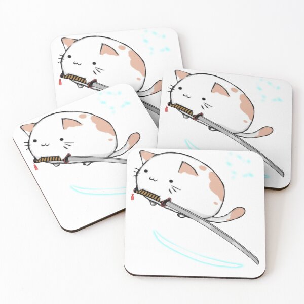 Item preview, Samurai Cat - Kawaii Neko designed and sold by Yeriandyeet.