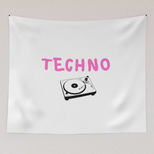 Item preview, techno turntable pink dj designed and sold by Artycreative1.