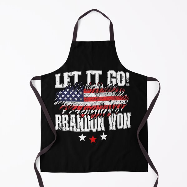 Item preview, Let It Go Brandon Won Funny Pro Biden US Flag designed and sold by Zulfiqqar.