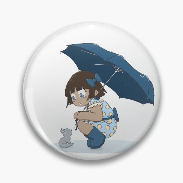 Item preview, Chibi Girl and Kitty Sharing an Umbrella designed and sold by kabocha-chan.