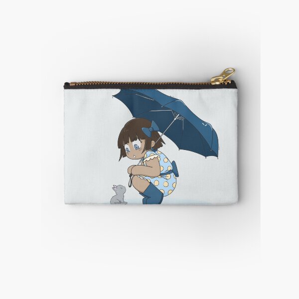 Item preview, Chibi Girl and Kitty Sharing an Umbrella designed and sold by kabocha-chan.