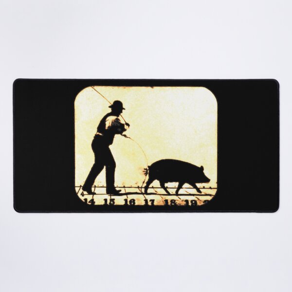 Item preview, Trotting Pig. From a series of photos of motion by Eadweard Muybridge designed and sold by IXXIN.