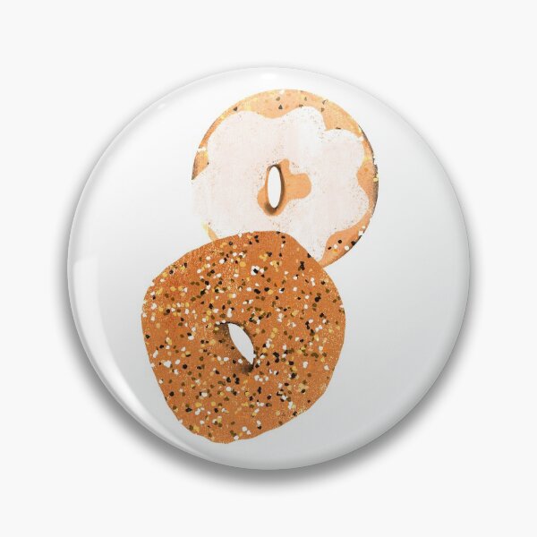 Item preview, Toasted everything bagel with schmear designed and sold by inkohitpsd.