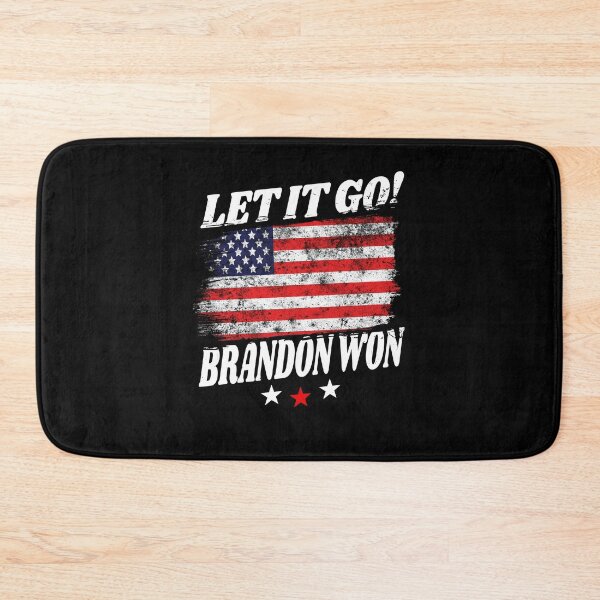 Item preview, Let It Go Brandon Won Funny Pro Biden US Flag Anti Trump designed and sold by Zulfiqqar.