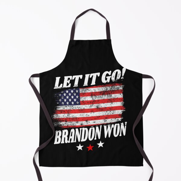Item preview, Let It Go Brandon Won Funny Pro Biden US Flag Anti Trump designed and sold by Zulfiqqar.
