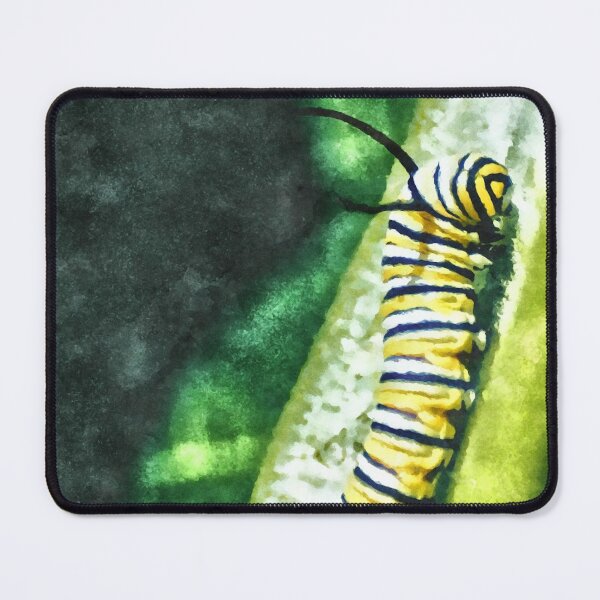 Item preview, Monarch Butterfly Caterpillar Watercolor Painting designed and sold by Zurickdesigns.