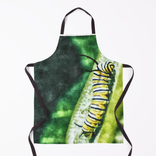 Item preview, Monarch Butterfly Caterpillar Watercolor Painting designed and sold by Zurickdesigns.
