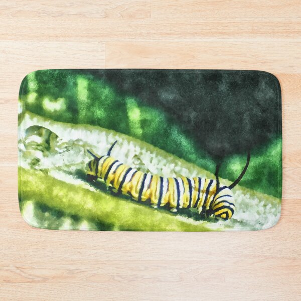Item preview, Monarch Butterfly Caterpillar Watercolor Painting designed and sold by Zurickdesigns.