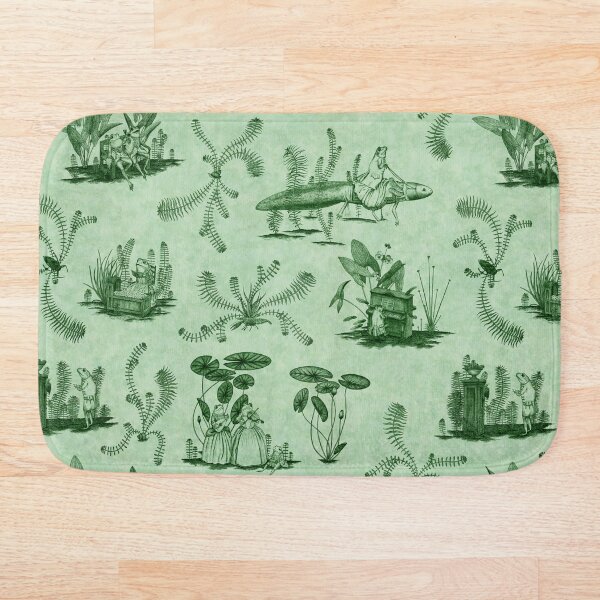 Item preview, Frog Toile (Green on green) designed and sold by Vincent Briggs.
