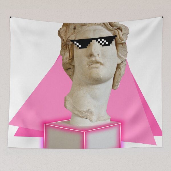 Item preview, Davids Thug Life Vaporwave Statue designed and sold by DunamisDezign.