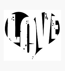 Love in Heart Photographic Print