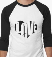Love in Heart Men's Baseball ¾ T-Shirt