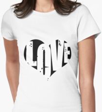 Love in Heart Women's Fitted T-Shirt