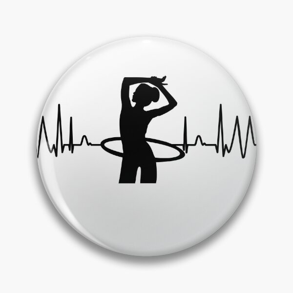 Item preview, Heart Rate Hula Pulse Hoop Hula Women Hula Dance designed and sold by DerNerd.