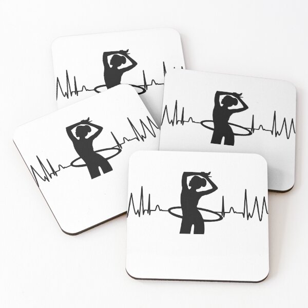 Item preview, Heart Rate Hula Pulse Hoop Hula Women Hula Dance designed and sold by DerNerd.