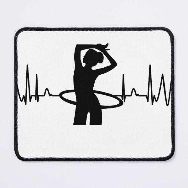 Item preview, Heart Rate Hula Pulse Hoop Hula Women Hula Dance designed and sold by DerNerd.