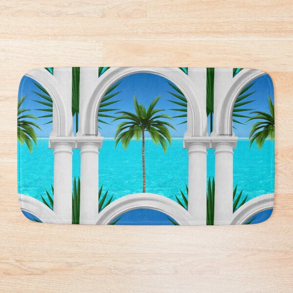 Item preview, Tropical,sea,palmleaf tree,Arch,arches,arcade,columns,statues,Italian style designed and sold by MariaMarinova.