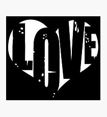 Love in Heart Photographic Print
