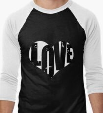 Love in Heart Men's Baseball ¾ T-Shirt