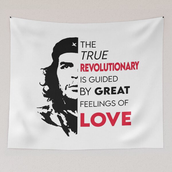 Item preview, Che Guevara The True Revolutionary Quote designed and sold by gabyshiny.