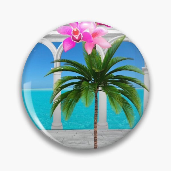 Item preview, Tropical,sea,palmleaf tree,Arch,arches,arcade,columns,statues,Italian style  designed and sold by MariaMarinova.