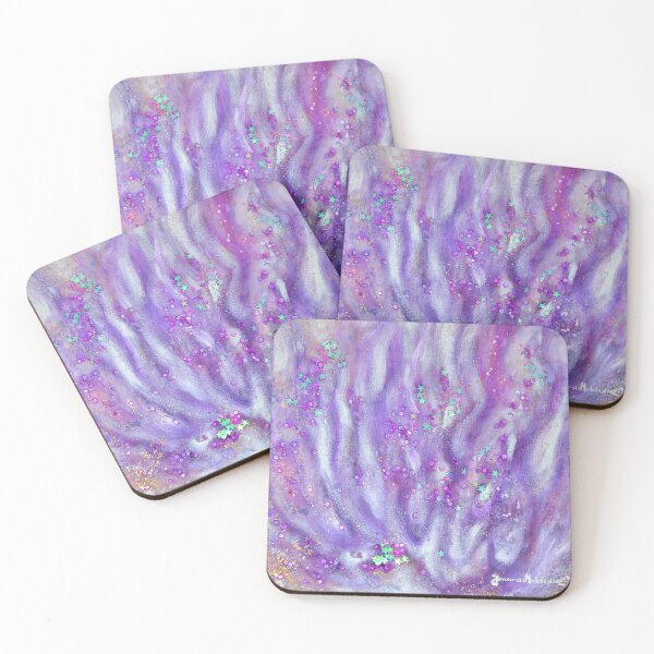 Item preview, Violet Flame - mixed media energetic painting designed and sold by LiviJoanna.