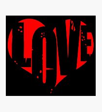 Love in Heart Photographic Print