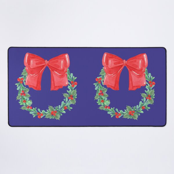 Item preview, Watercolor Christmas Wreath With Red Bow Holiday Day designed and sold by Irina Sztukowski.