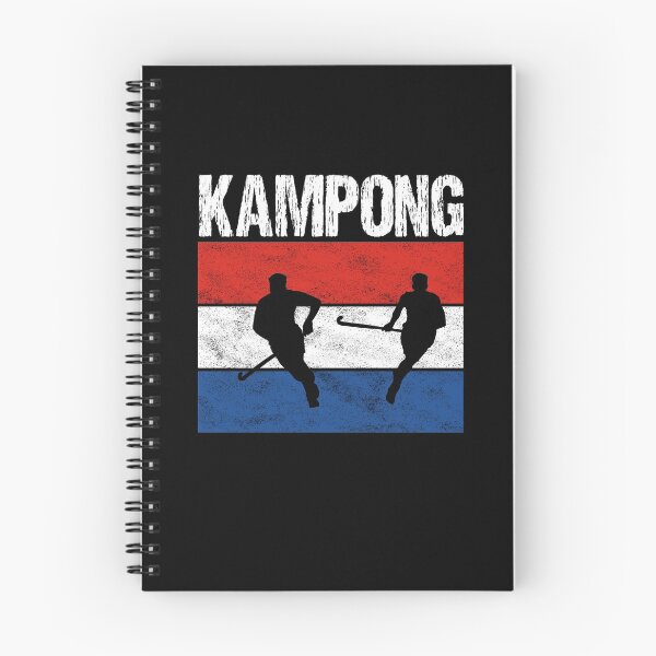 Item preview, Kampong field hockey players with grunge style flag colors designed and sold by OSRPRO.