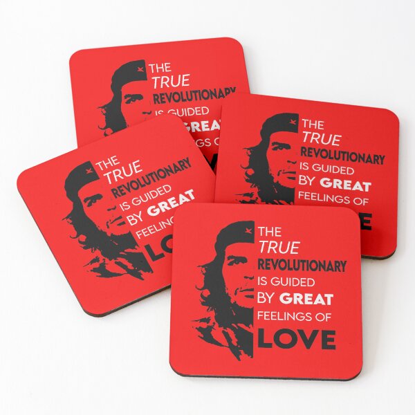 Item preview, Che Guevara The True Revolutionary Quote Red designed and sold by gabyshiny.